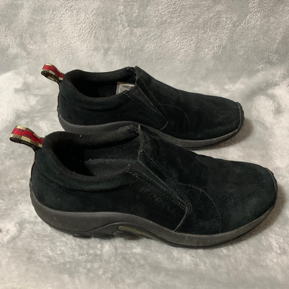 Merrell Jungle Moc Athletic Shoes Women's Black US 8 Suede Slip-On Comfort - Picture 5 of 13